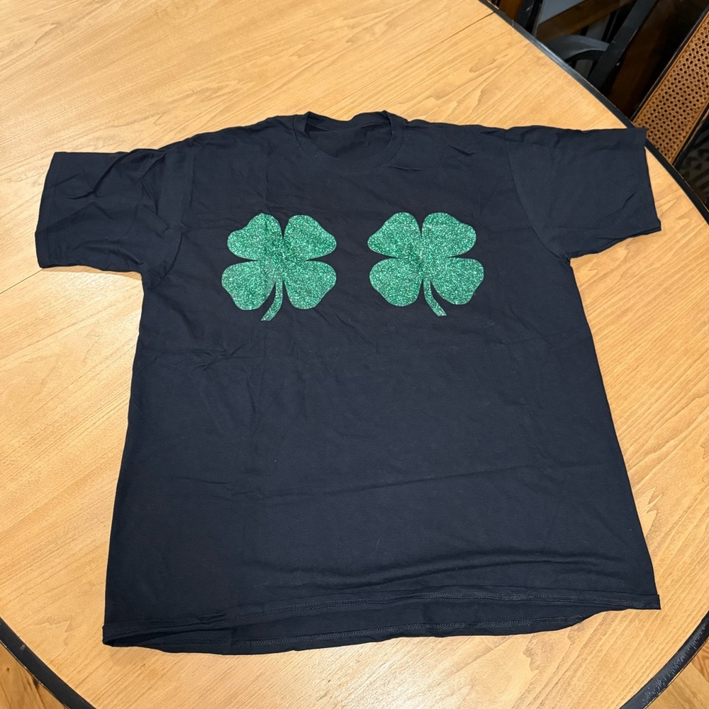 St. Patty’s Day Clover Boob Shirt
